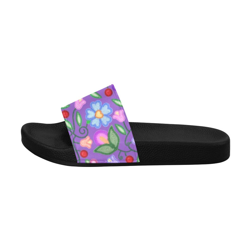 Petal Harmony Lavender Men's Slide Sandals
