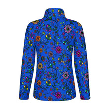 Load image into Gallery viewer, Prairie Paintbrush Blue  Long Sleeve Yoga Shirt
