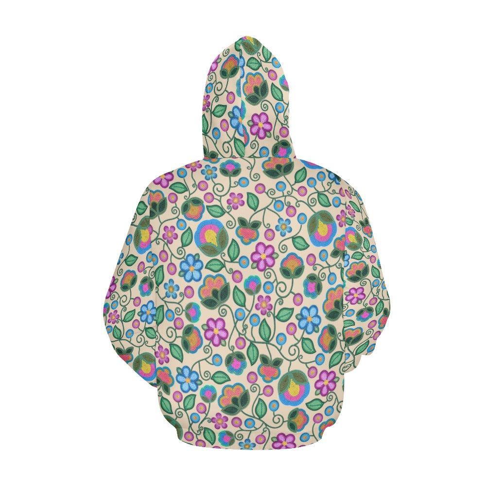 Turquoise Sunbeam Cream Hoodie for Men