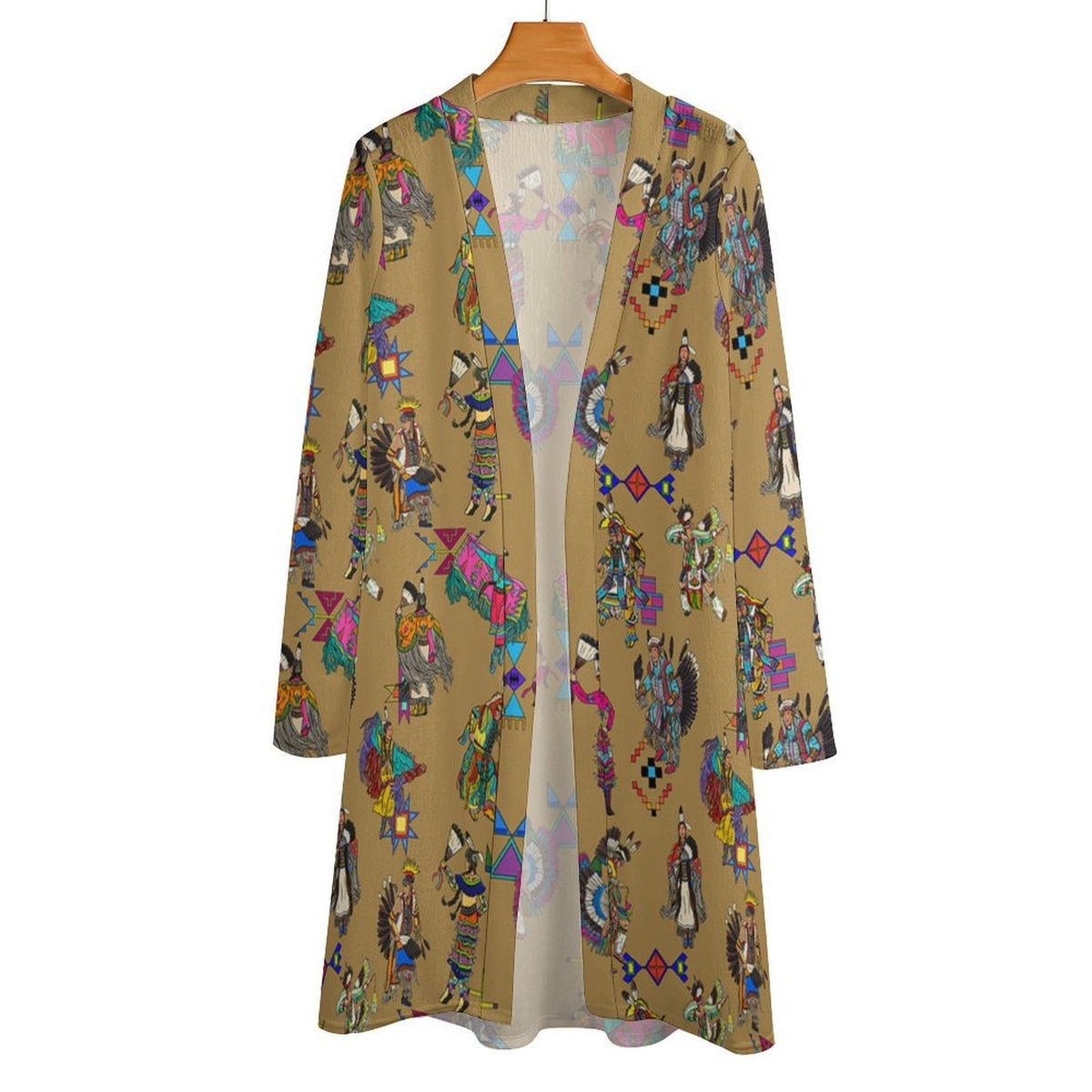 Grand Entry Dancers Earth Cardigan