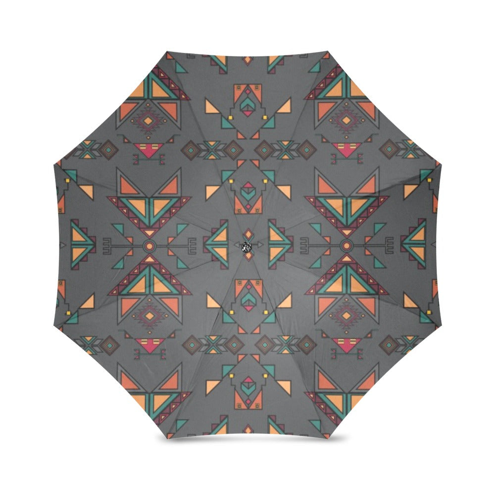 Arrow dawn Gray Foldable Umbrella