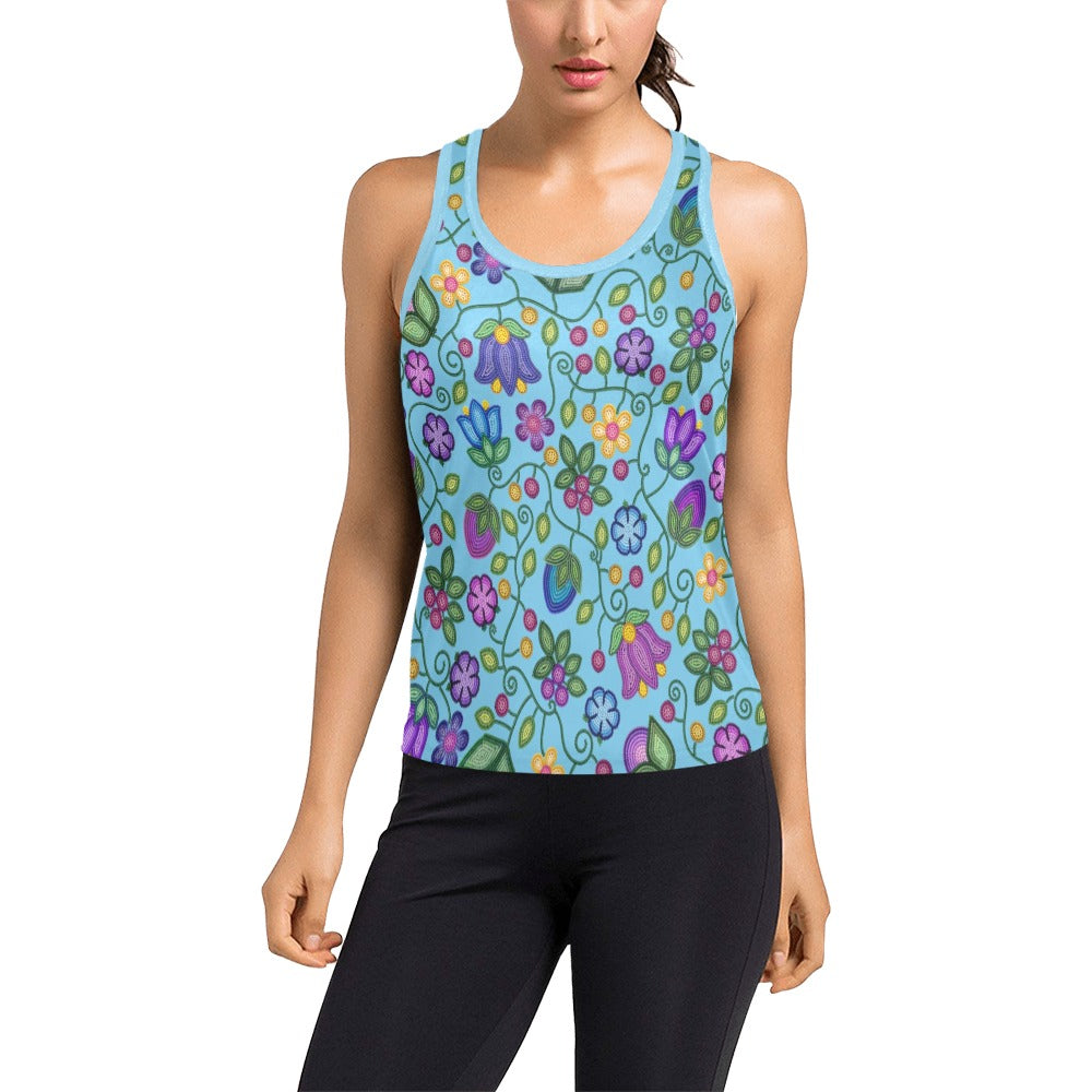 Bloom Uplift Sky Racerback Tank Top
