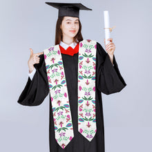 Load image into Gallery viewer, Quilled Divine White Graduation Stole
