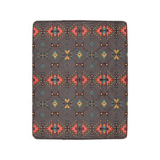 Thunder Flight Gray Ultra-Soft Micro Fleece Blanket 40"x50"