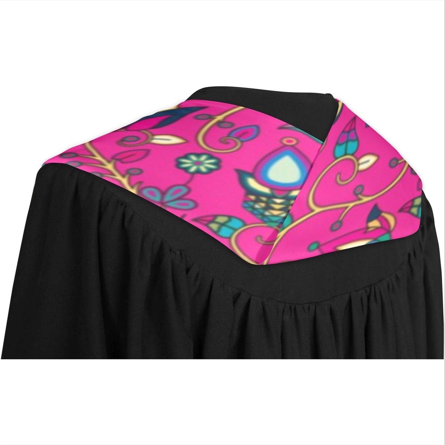 Thorny Path Pink Graduation Stole