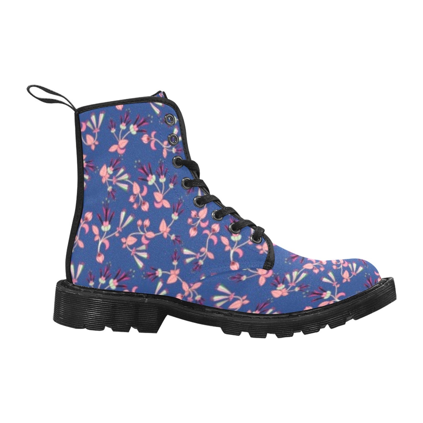 Swift Floral Peach Blue Boots