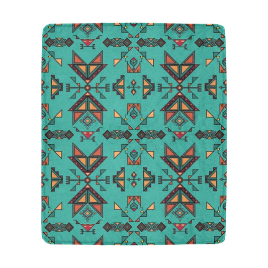 Arrow dawn Turquoise Ultra-Soft Micro Fleece Blanket 50"x60"