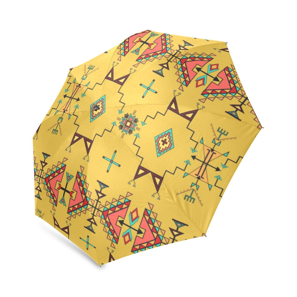 Thunder Flight Yellow Foldable Umbrella
