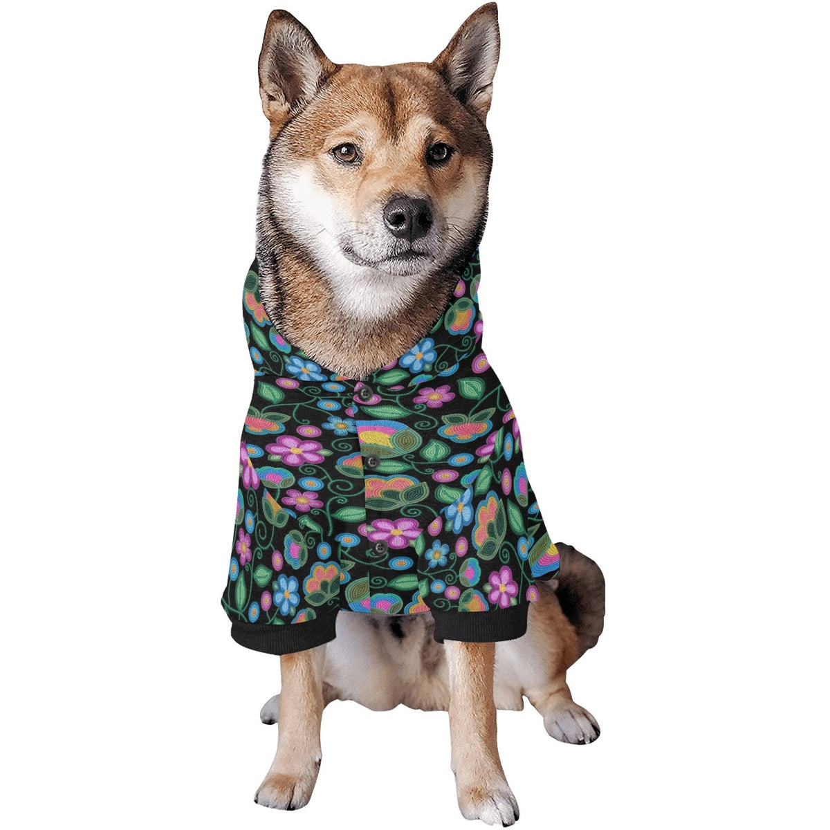 Turquoise Sunbeam Pet Hoodie