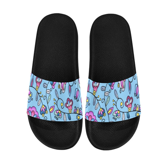 Autumn Bundle Blessing Blue Slide Sandals