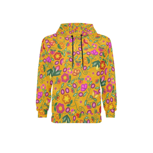 Boreal Bounty Yellow Fleece Hoodie