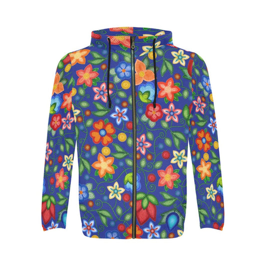 Morning Harmony Sapphire Zip Hoodie