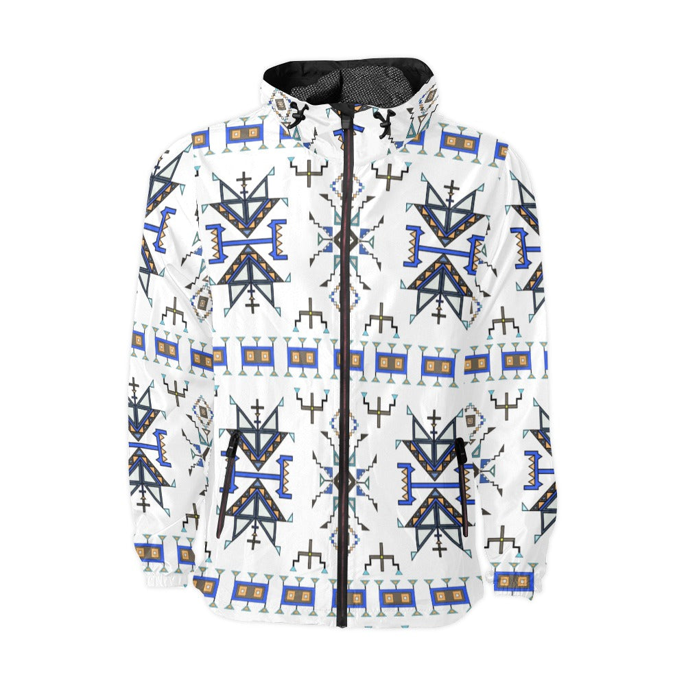 Eagle Strike White Men's Windbreaker
