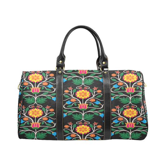 Floral Beadwork Small Travel Bag