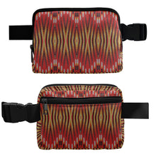 Load image into Gallery viewer, Fire Feather Red Belt Bag
