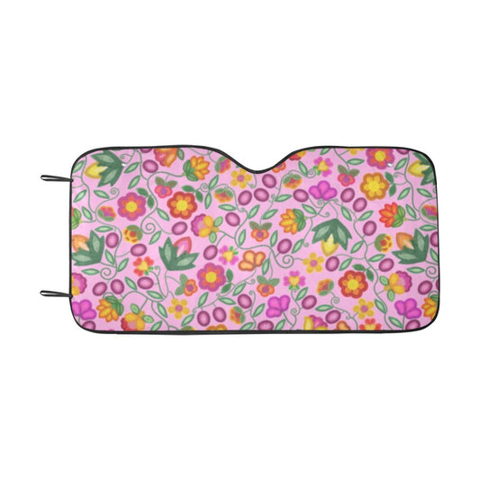 Boreal Bounty Pink Car Sun Shade 55"x30"