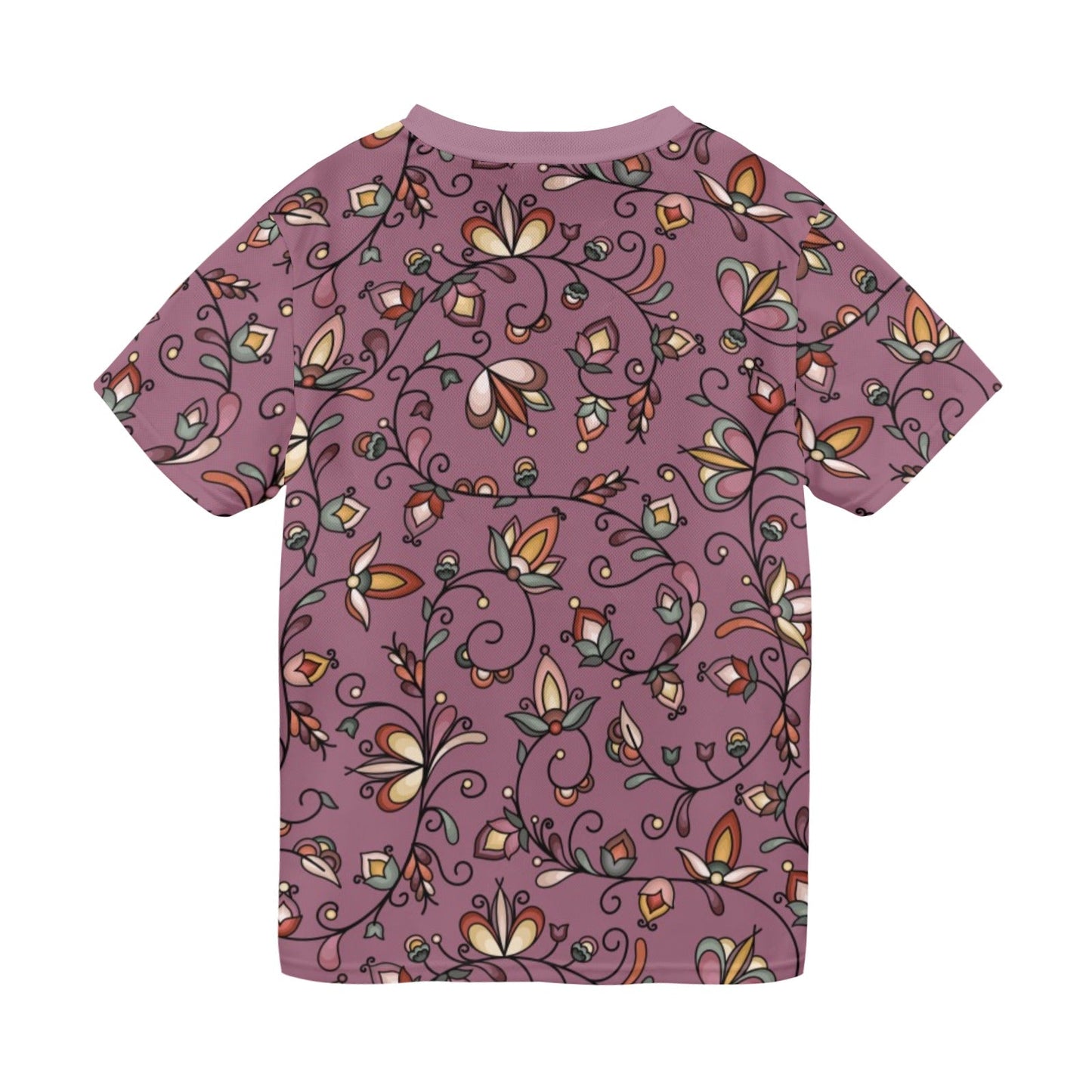 Burnt Sky Petals Magenta T-shirt for Men