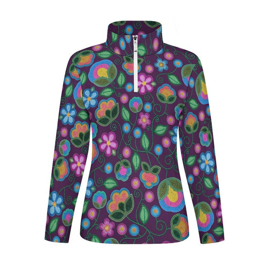 Turquoise Sunbeam Violet Long Sleeve Yoga Shirt