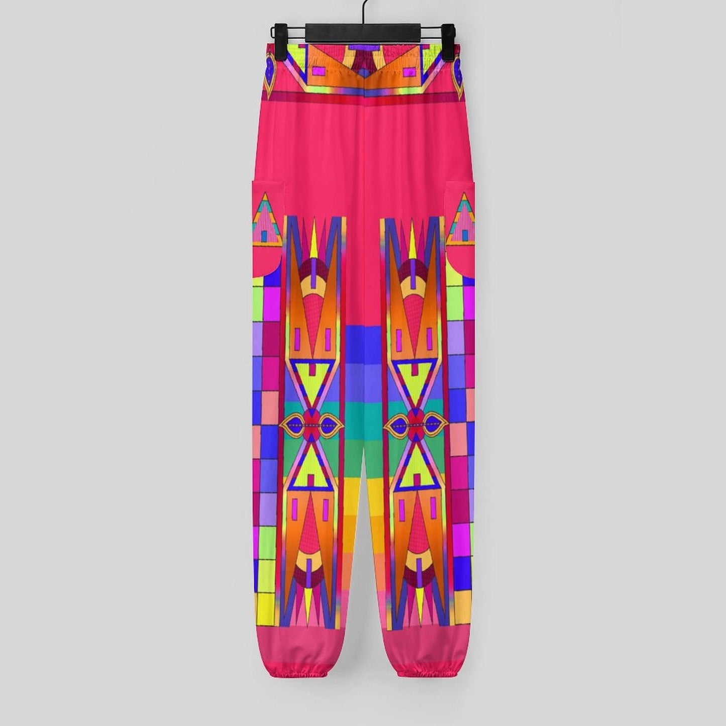 Rainbow Spirit Path Pink Ribbon Joggers