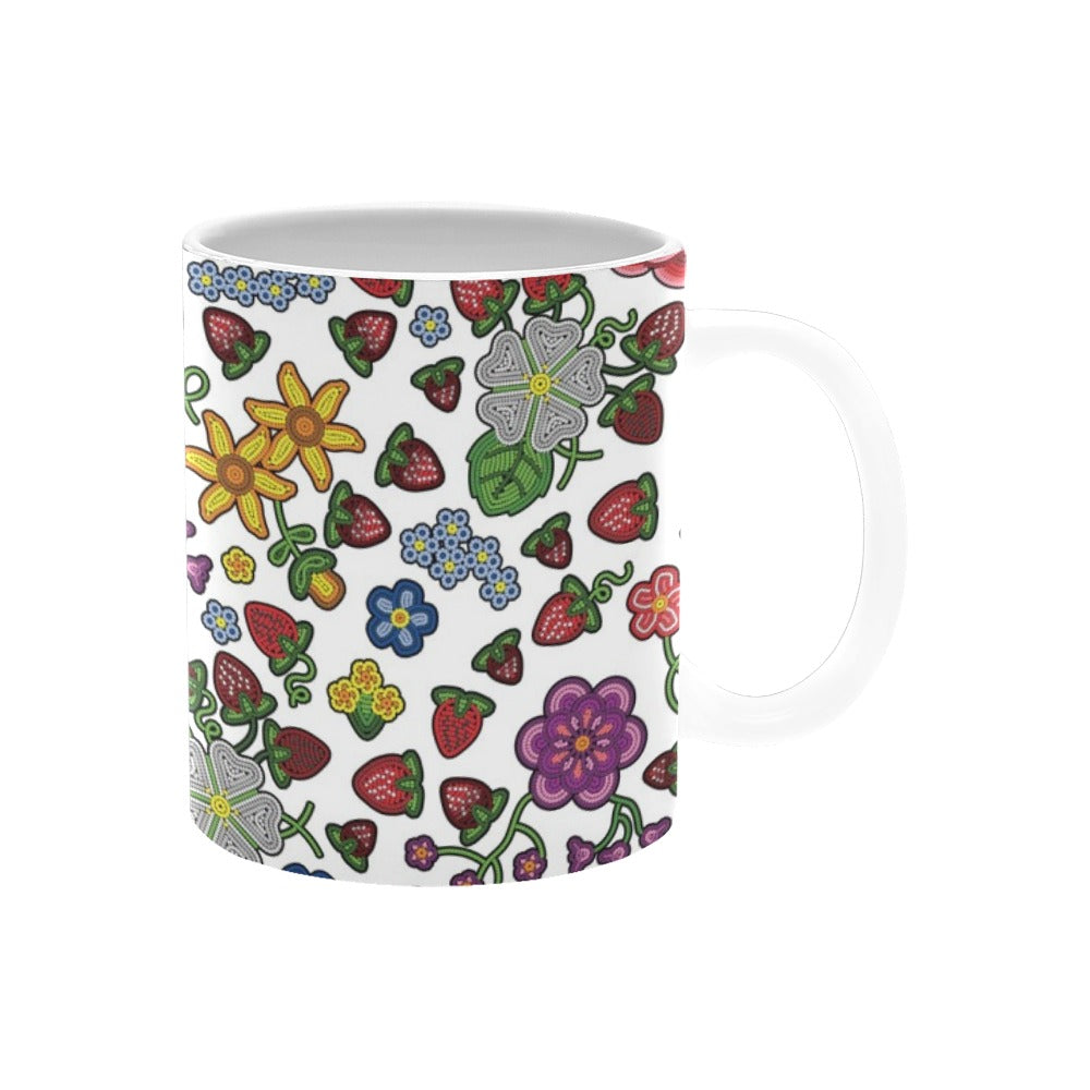 Berry Pop White Mug