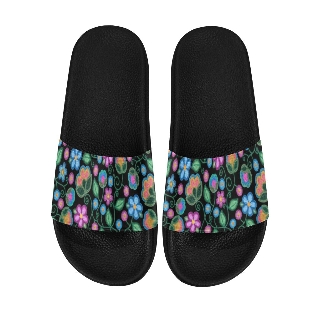 Turquoise Sunbeam Slide Sandals