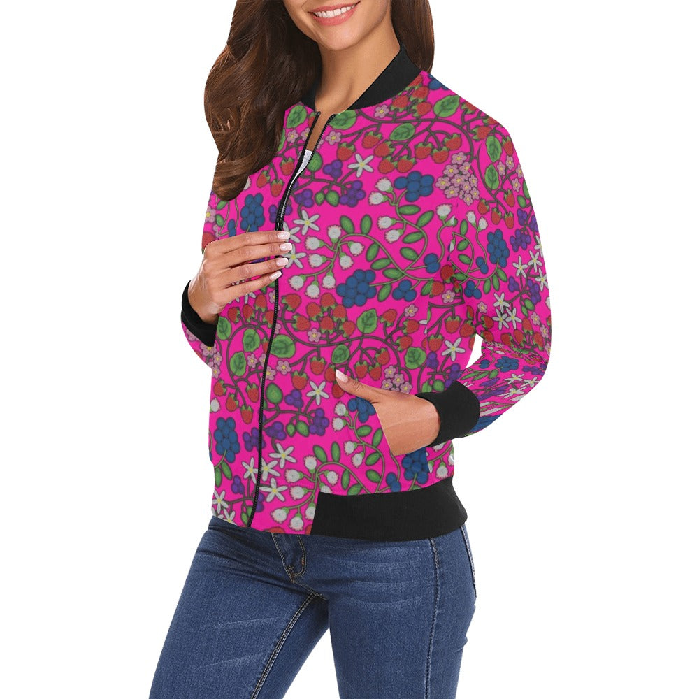 Takwakin Harvest Blush Bomber Jacket for Women