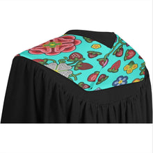 Load image into Gallery viewer, Berry Pop Turquoise Graduation Stole
