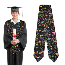 Load image into Gallery viewer, Fresh Fleur Midnight Graduation Stole
