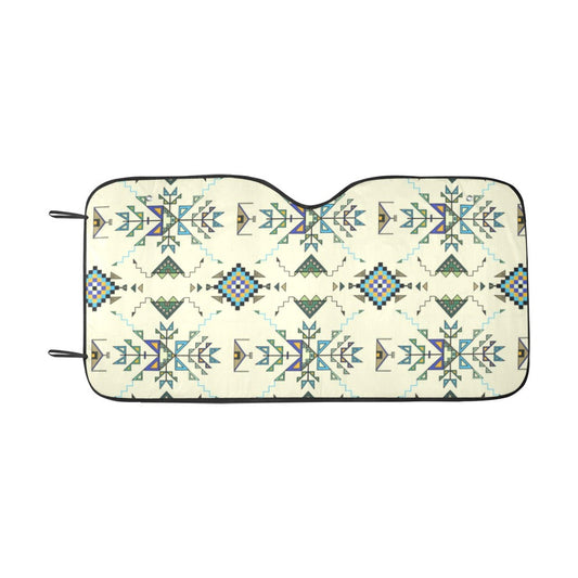 Bear Shield Cream Car Sun Shade 55"x30"