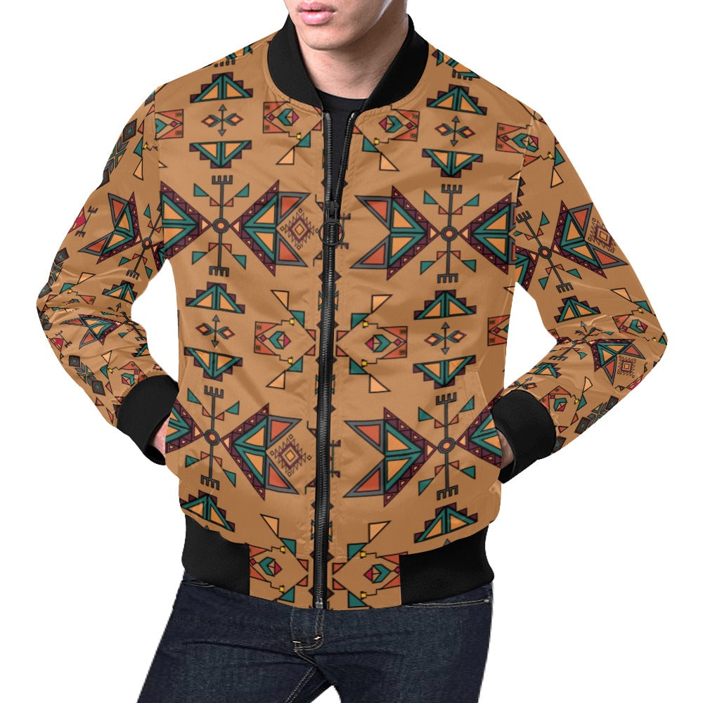 Arrow Dawn Brown Bomber Jacket for Men