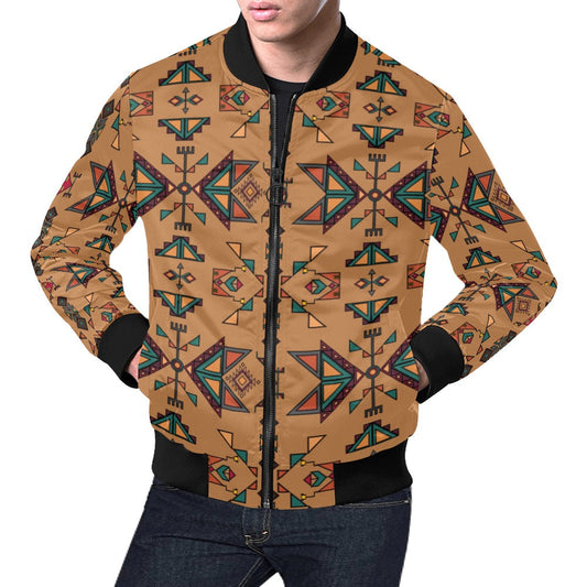 Arrow Dawn Brown Bomber Jacket for Men
