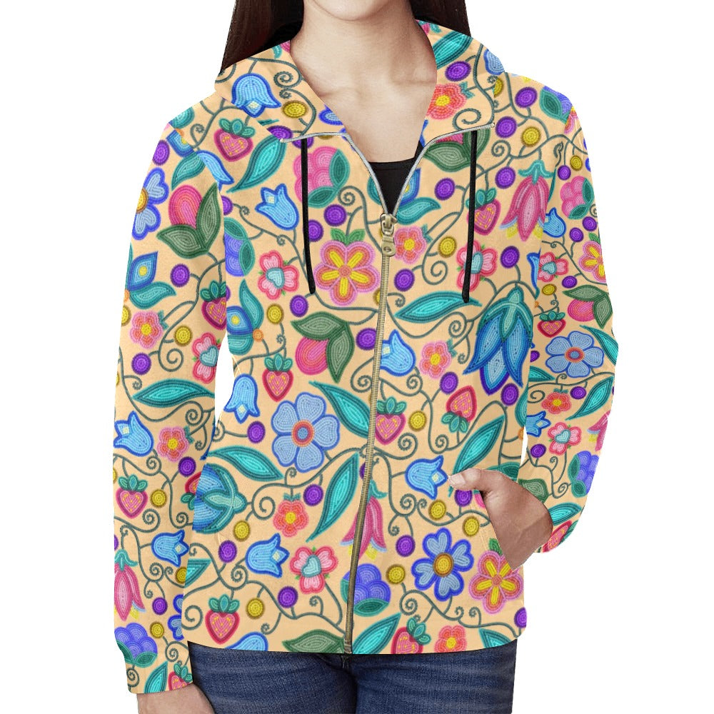 Sweet Offering Full Zip Hoodie For Women