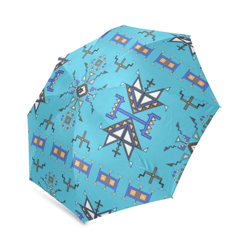 Eagle Strike Blue Foldable Umbrella