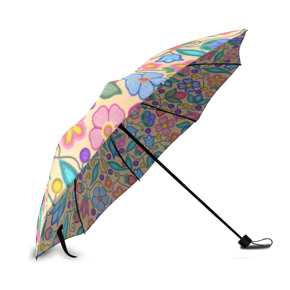 Sweet Offering Cream Foldable Umbrella (Model U01)