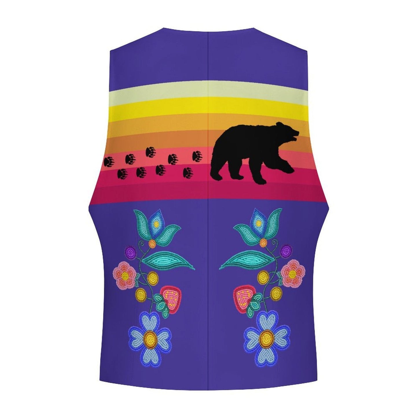 Bear Harvest Women's Sleeveless Suit Vest