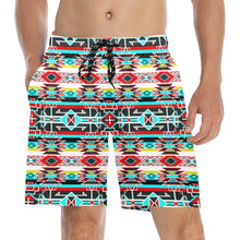 Load image into Gallery viewer, Force of Nature Windstorm Men&#39;s Mid-Length Beach Shorts
