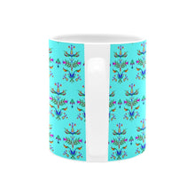 Load image into Gallery viewer, Dakota Damask Turquoise Mug
