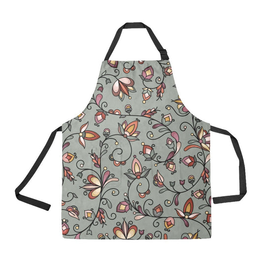 Burnt Sky Petals Green Apron