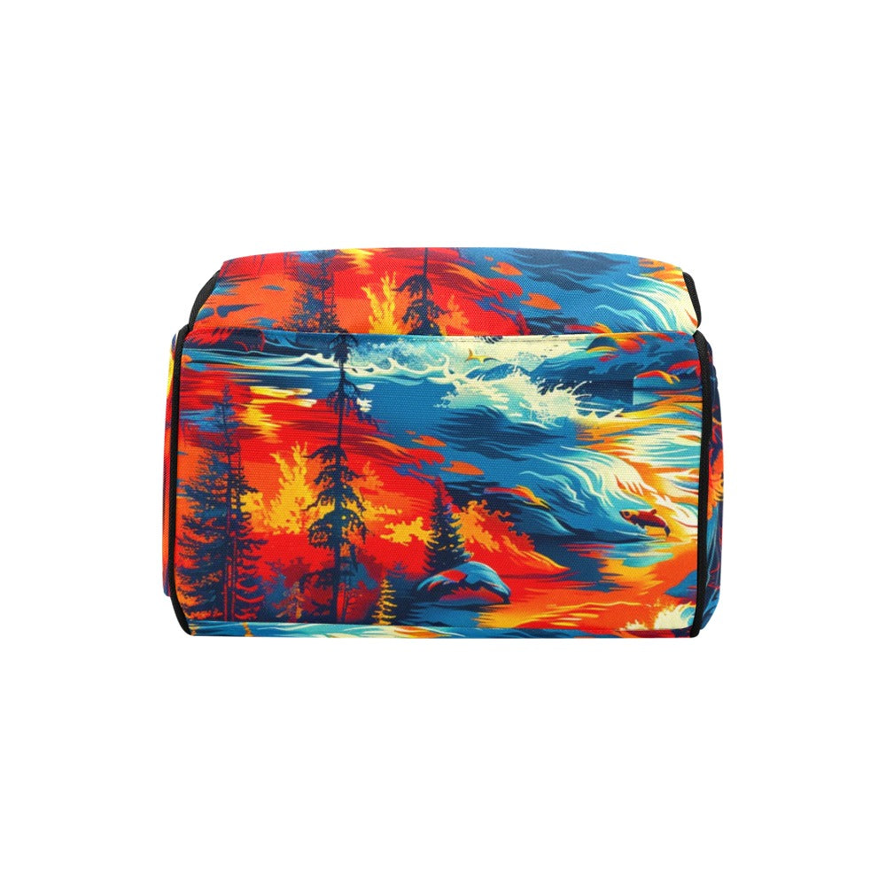 Fishing Bears 2 Diaper Bag