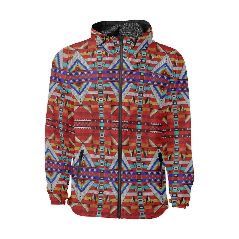 Medicine Blessing Red Men's Windbreaker