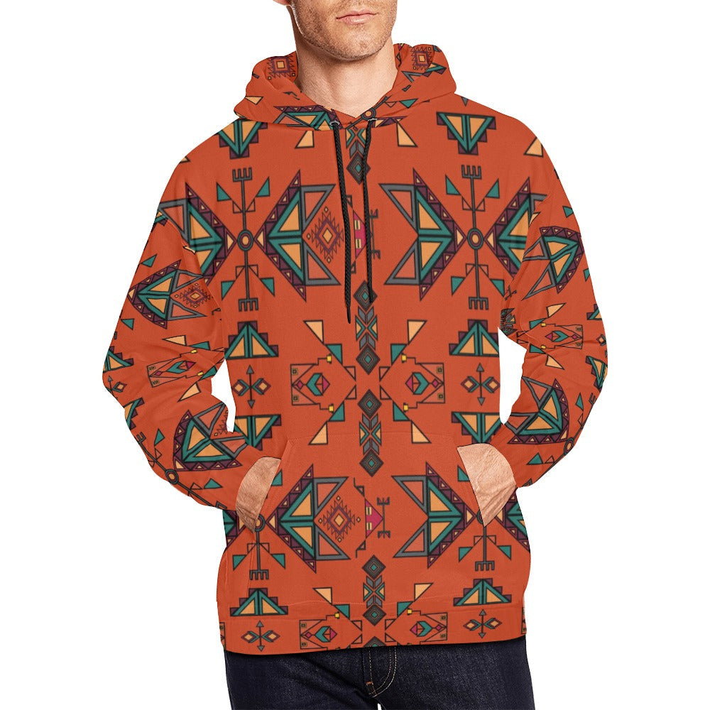 Arrow Dawn Orange Hoodie for Men