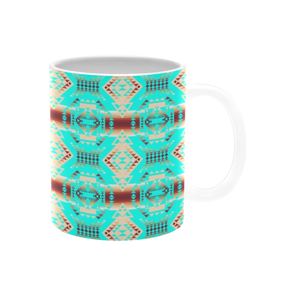 Gathering Earth Turquoise Mug