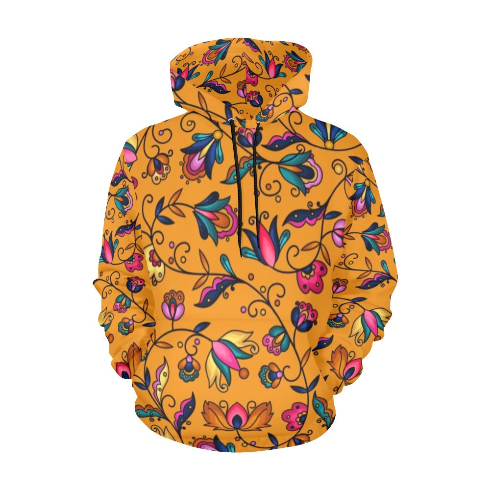 Copper Prairie Petals Hoodie for Men