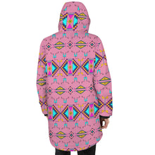 Load image into Gallery viewer, Rite of Passage Pink Unisex Sherpa Lined Hooded Coat
