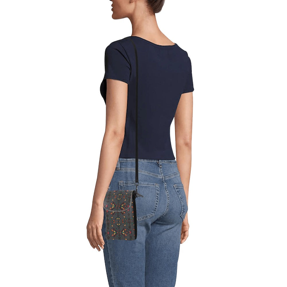 Arrow Dawn Gray Small Cell Phone Purse