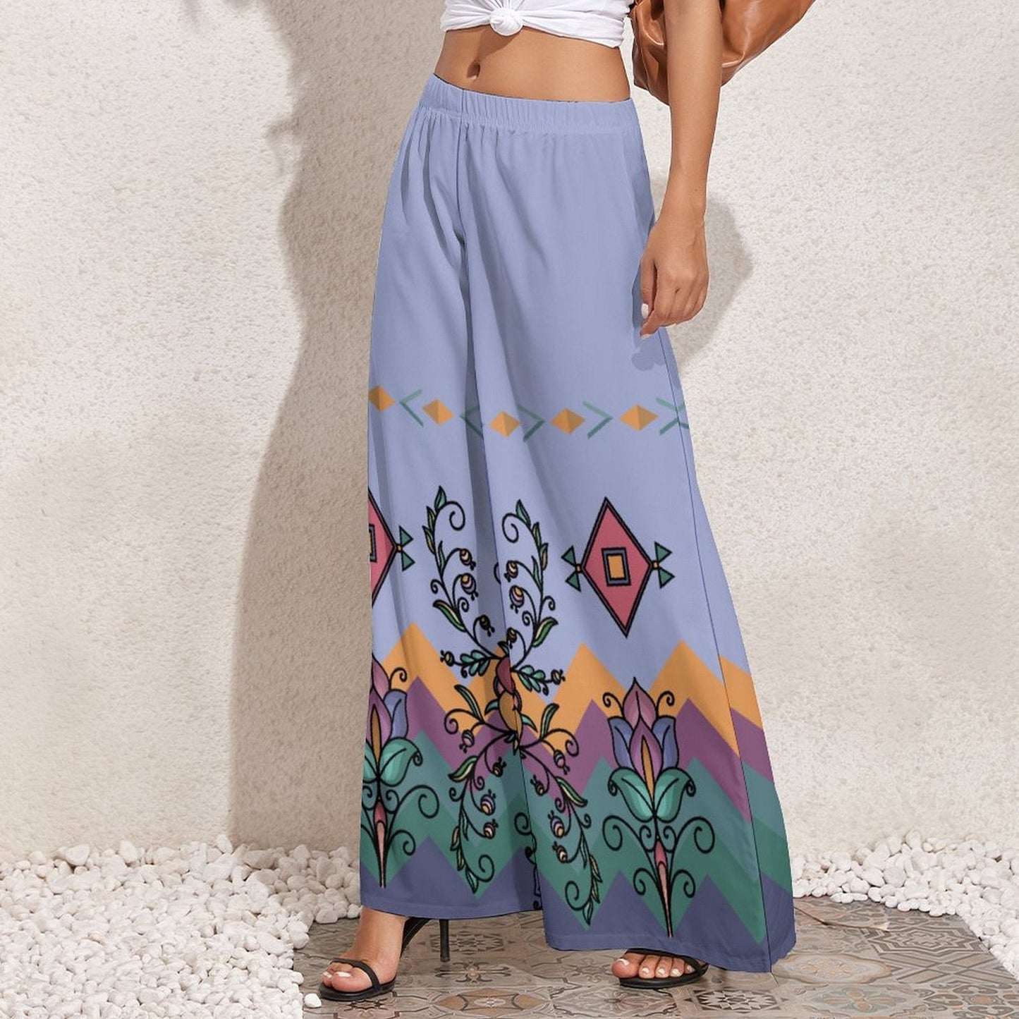 Rust and Ember Flower Song Ribbon Pant