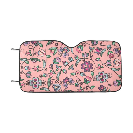 Amber Evening Garland Peach Car Sun Shade 55"x30"