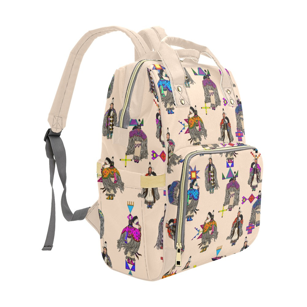 Women's Tradish Dancers  Muslin Multi-Function Diaper Backpack