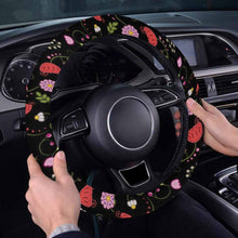 Load image into Gallery viewer, Nipin Blossom Midnight Steering Wheel Cover with Elastic Edge
