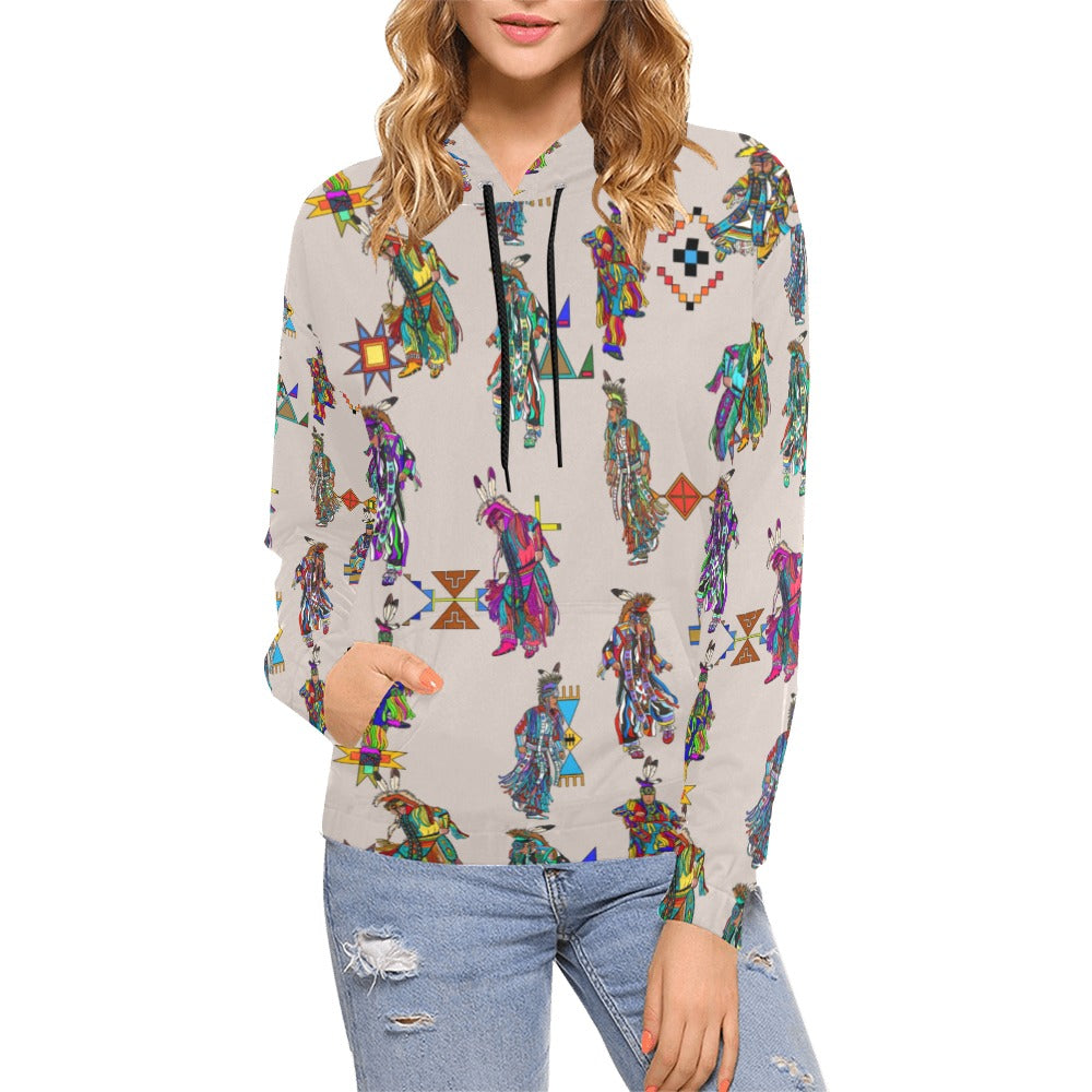 Men's Grass Dancers Muslin Hoodie for Women